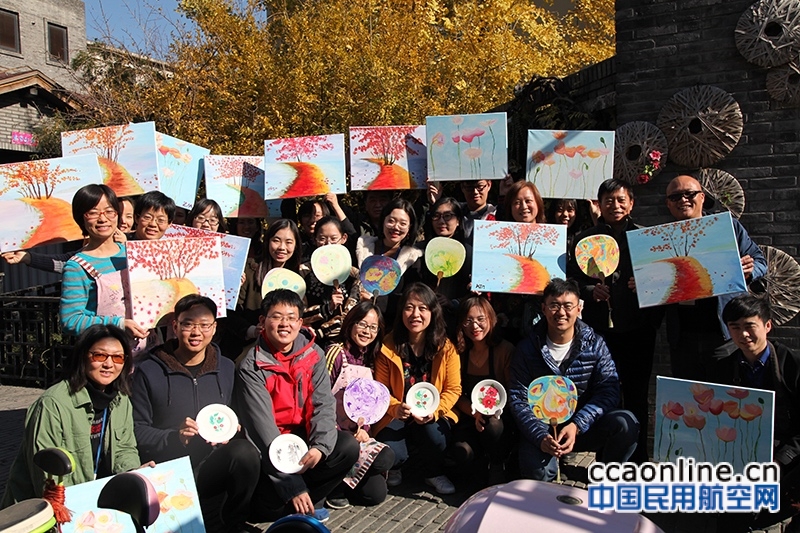 华北空管局气象中心工会开展女职工绘画减压活动