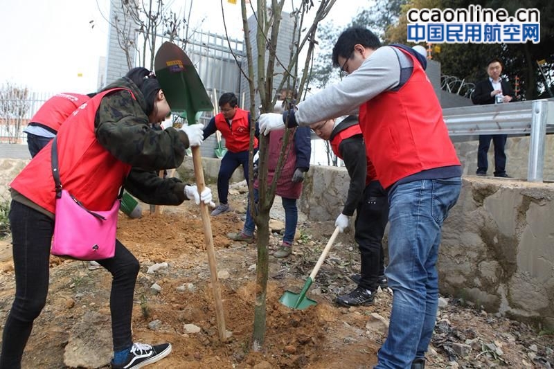拥抱青春  播种绿色——民航重庆空管分局团委开展青年志愿植树活动及团建活动