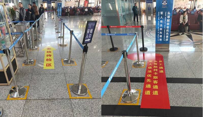 锡林浩特机场新增地面指示标识，提升旅客服务质量