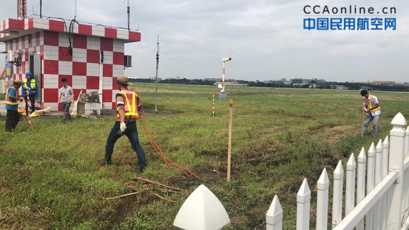 广州白云机场东内及西跑道气象自动观测系统升级改造工程正式开工建设