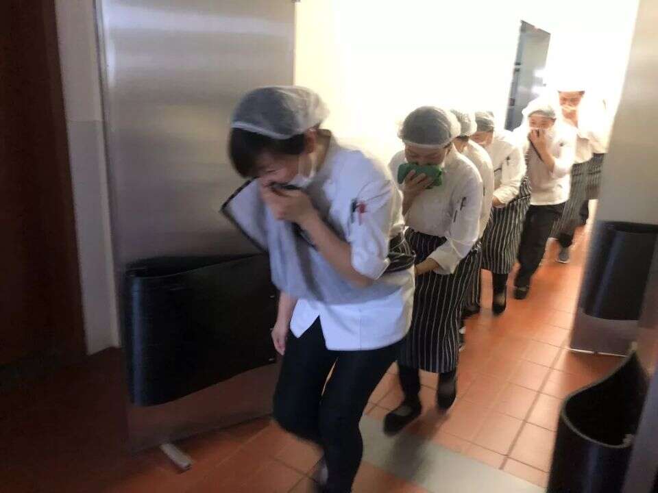 北京首都机场旅业公司开展消防演练工作