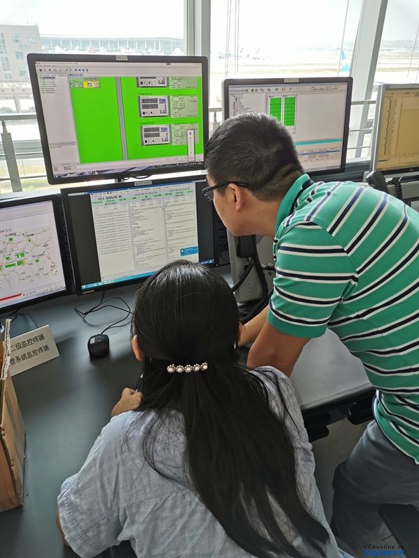 重庆空管分局技术保障部开展塔台莱斯电子进程单系统安装建设工作
