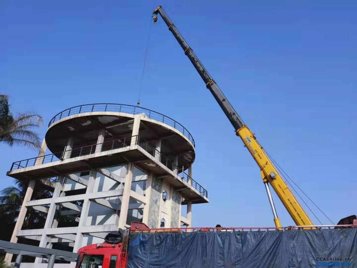 海南空管分局云龙雷达站更新改造工程迎来关键节点