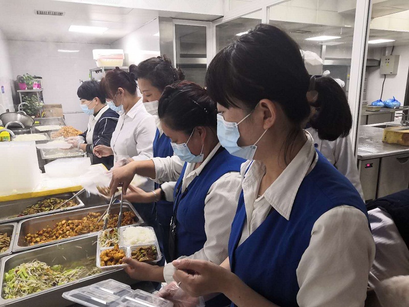 大连空管站食堂疫情期间有力保障“送餐服务”