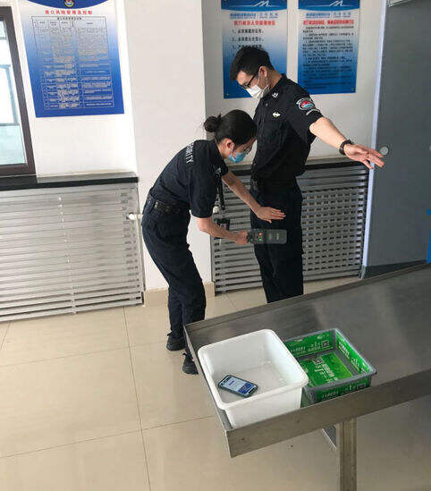 莎车机场安全检查站开展业务技能竞赛