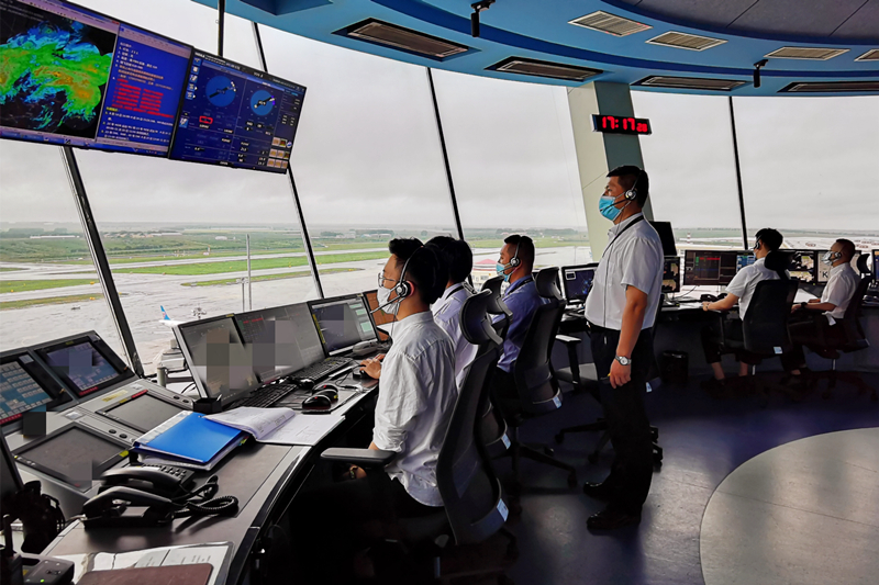 直面台风巴威黑龙江空管分局保障本场航班安全起降361架次