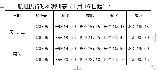 2021春运在即，南航新增贵阳