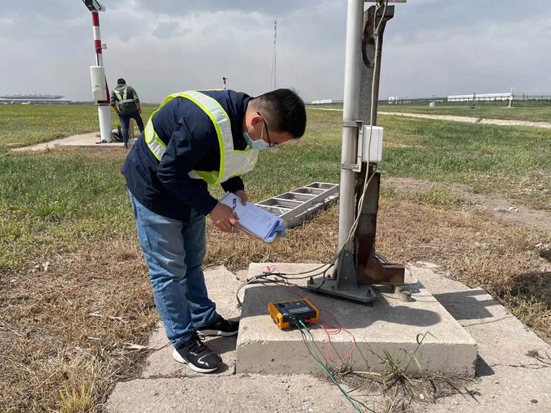 天津空管分局技术保障部完成设备防雷检测