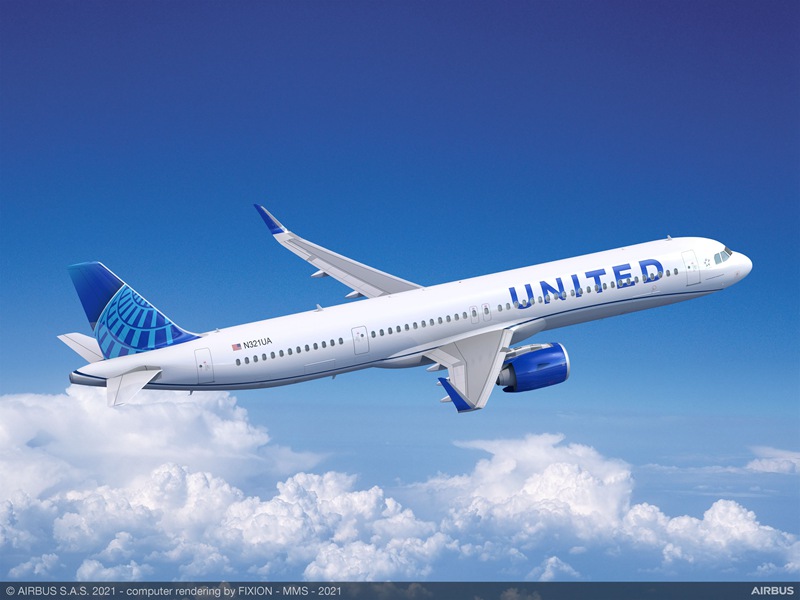 美国联合航空订购70架空客A321neo飞机