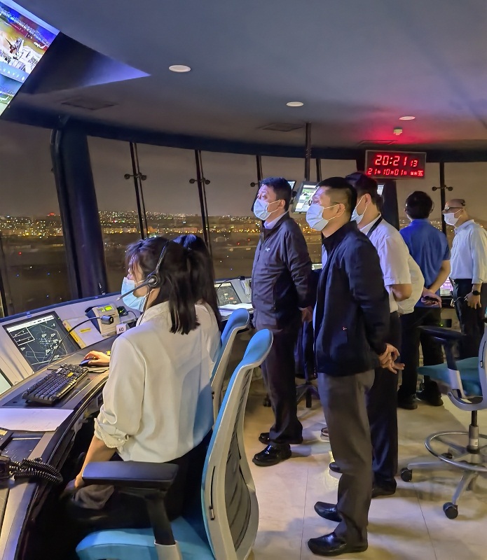 东北空管局局长王兵在大连空管站指导应对极端天气后空管保障工作