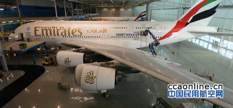 视频：阿联酋航空A380 2015板球世界杯特别涂装