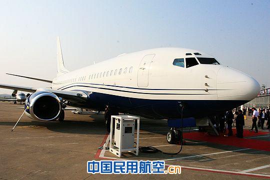 波音BBJ公务机亮相上海ABACE航展