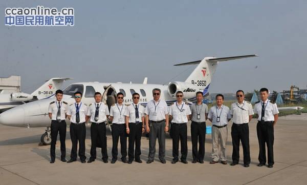 两架奖状高教机在民航飞院洛阳分院安全服役十年