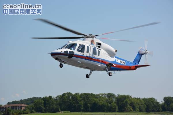 西科斯基向中国交通运输部交付S-76D搜救直升机