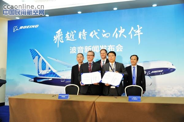 天津波音与沈飞工业集团进出口公司签署采购合同