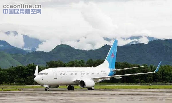 德宏南亚航空波音BBJ公务机成功首航运营