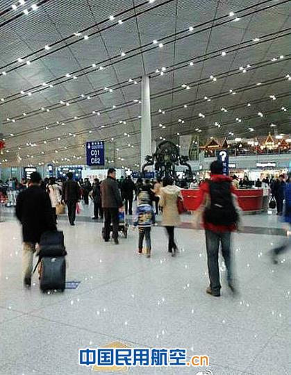 首都机场大面积航班延误服务协调会商机制启动