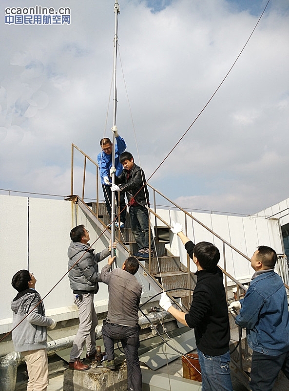 贵州空管分局通信保障室顺利完成五楼平台线缆整治工作