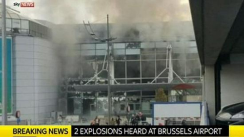 比利时首都机场爆炸航班停飞，或11人遇难20人伤