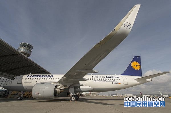 汉莎航空接收第二架A320neo飞机
