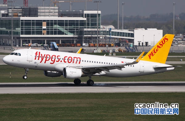 中国飞机租赁向土耳其飞马航空交付两架空客A320