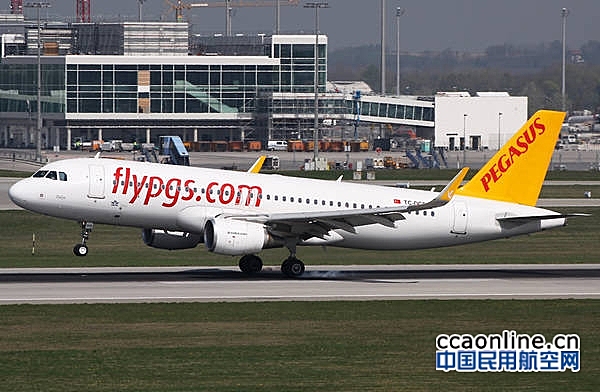 中国飞机租赁向土耳其飞马航空交付两架空客A320