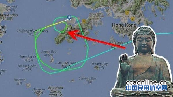 深航客机香港复飞时低于最低安全高度
