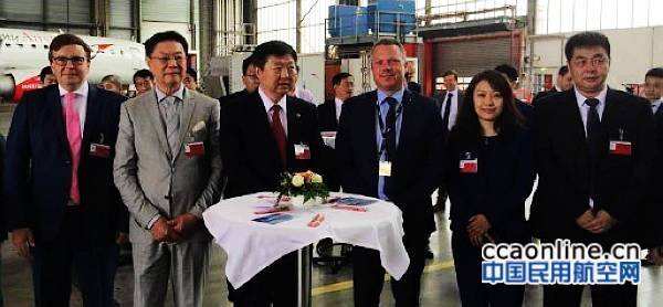 中國飛機(jī)租賃向龍江航空交付一架A321客機(jī)