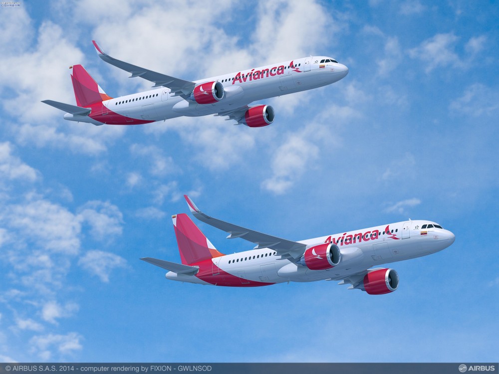 Avianca确认订购100架空客A320neo系列飞机