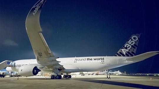 空中客车A350XWB首次降落澳大利亚