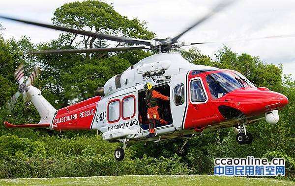 阿古斯特AW139醫療救護直升機獲民航局適航認證