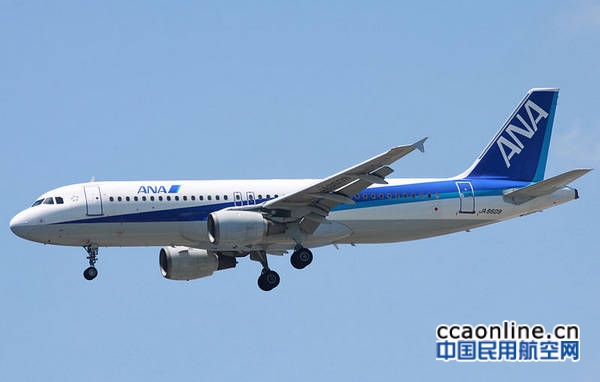 中国飞机租赁向全日空交付一架空客A320飞机