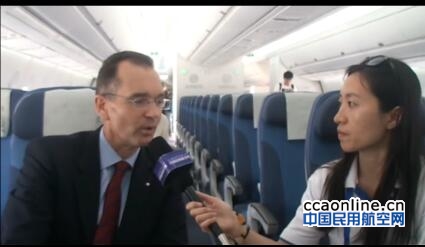 中国民用航空网专访空客市场与客户事务高级副总裁Francois Caudron