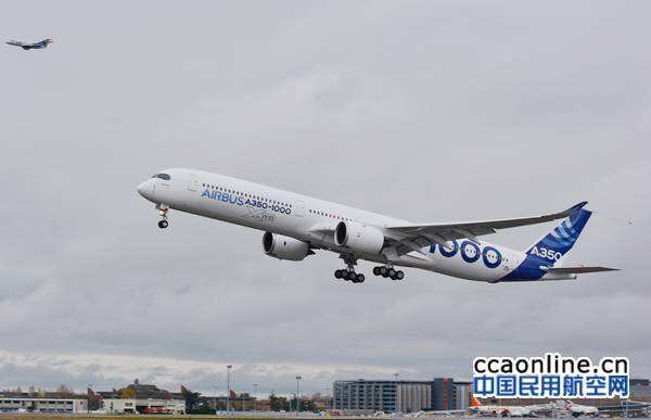 首架空客A350-1000飛機成功首飛