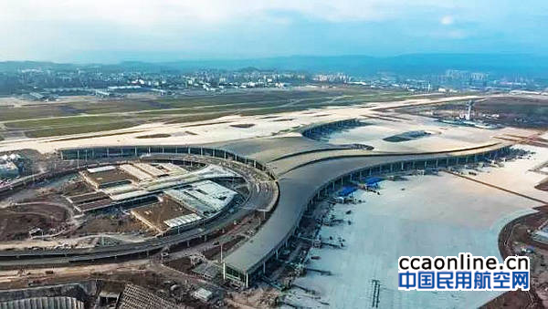 重庆机场T3A航站楼土建主体工程全部完成