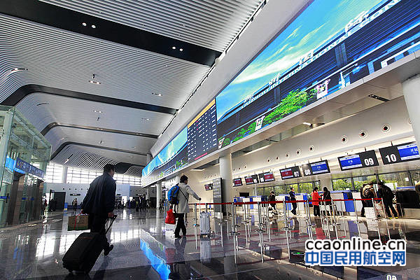 柳州机场2016年旅客吞吐量103.6万人次