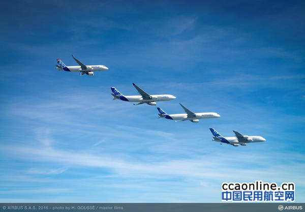 2016年空客民用飛機交付數量創造公司歷史新高