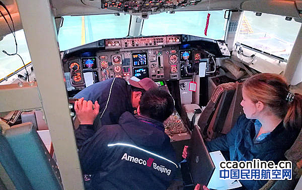 Ameco完成全球首架B757飞机加装自动飞行信息报告系统