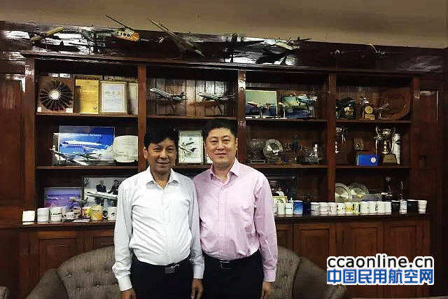 山東太古副總經理楊穗利拜訪緬甸航空