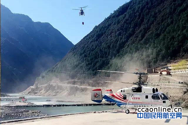 南航总站直升机有序扑救雅江火场，已控制火情