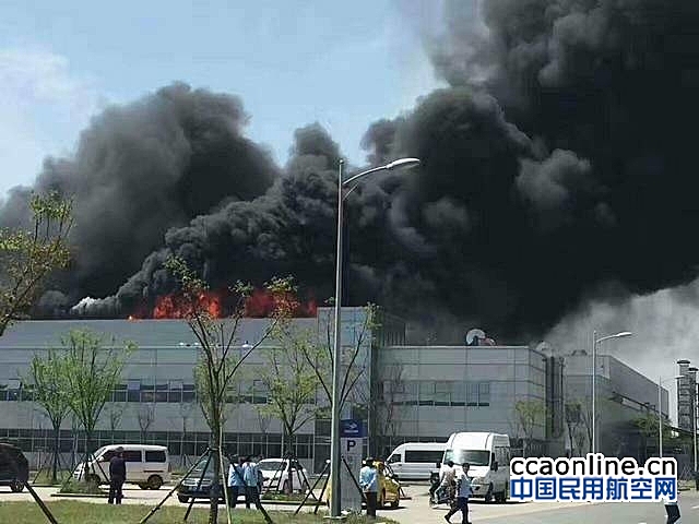 中国商飞浦东基地发生火灾，未对C919造成影响