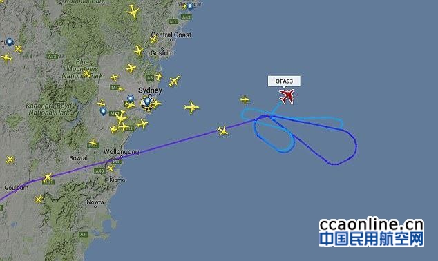 澳航A380起飞一小时后发现漏油，备降悉尼机场