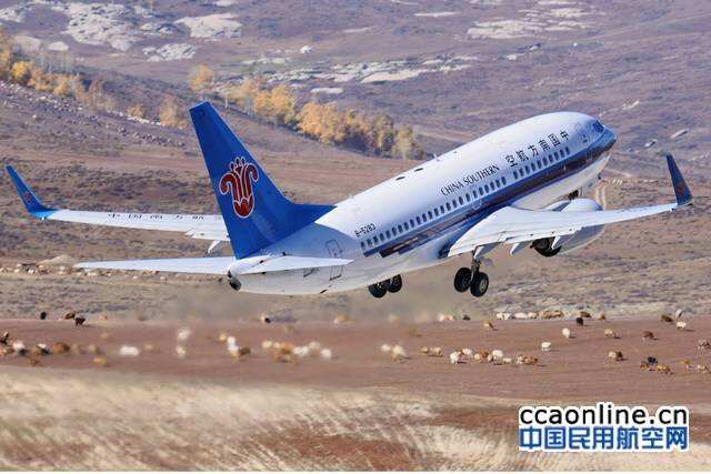 南方航空發布2017年8月份主要運數據