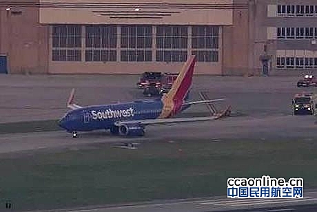 西南航空客机飞行中出现故障，备降芝加哥机场