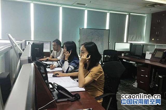 中南空管局运管中心积极配合抗震救灾保障工作