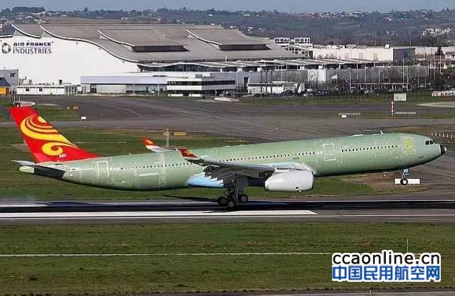 天津机场圆满完成A330“绿皮飞机”首航保障任务