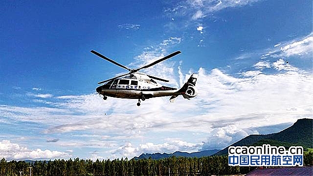中国飞龙通航直九警用直升机按期抵达遵义