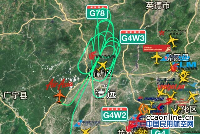 亚航一航班机械故障，在广东上空盘旋2小时后降落