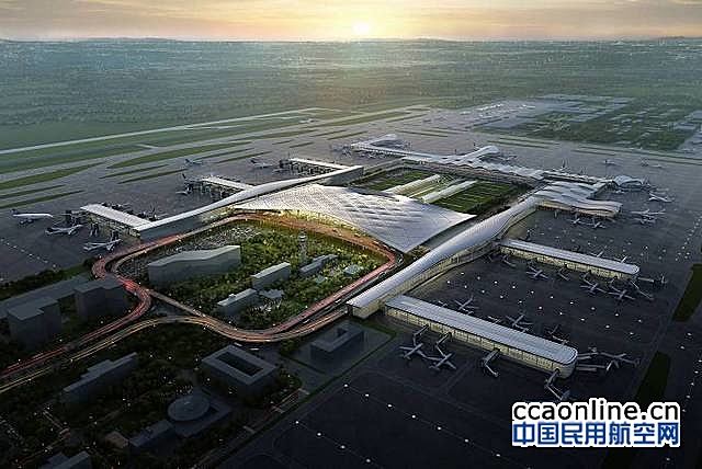 杭州萧山机场三期效果图首次曝光，2018年底开建