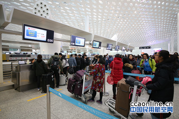 深圳机场春运累计迎送旅客567万余人次